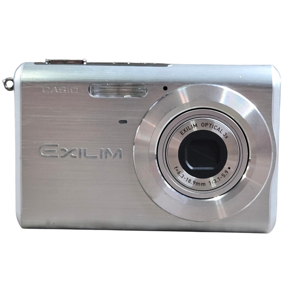 Casio EX-Z60 Exilim Digital Camera Unisex Silver 6.0MP 3x Optical Zoom Tested